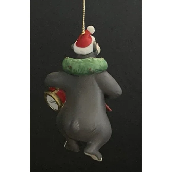 Disney Character Porcelain Treasures Grolier Baloo Jungle Book Hanging Ornament - Picture 4 of 12